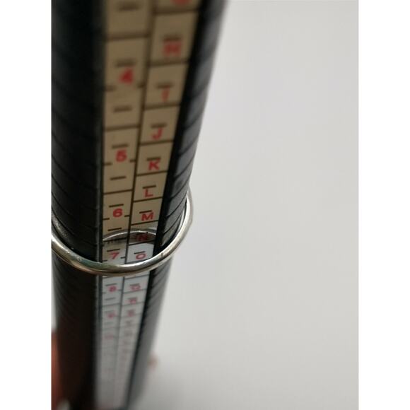 Vintage Sterling .925 Silver Mother-of-Pearl Ring 7 Delicate Feminine Retro - Picture 9 of 9